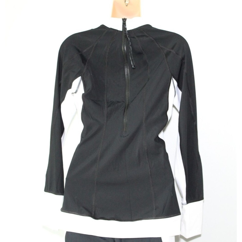 Victoria's Secret VSX Sports Jacket Legging Pants Set Blk Wht Colorblock XS / S - Picture 7 of 14